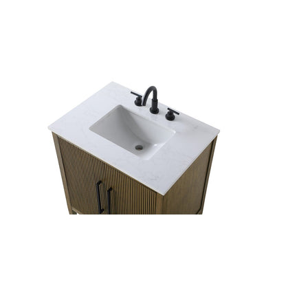 30 inch Single Bathroom Vanity in Hazel Oak