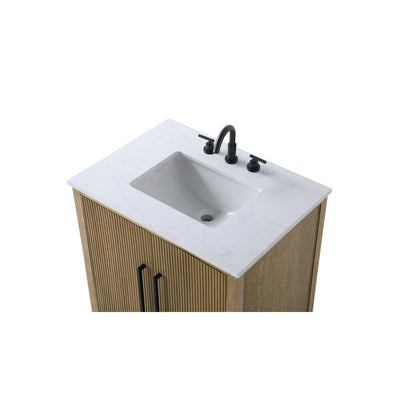 30 inch Single Bathroom Vanity in Linen Oak