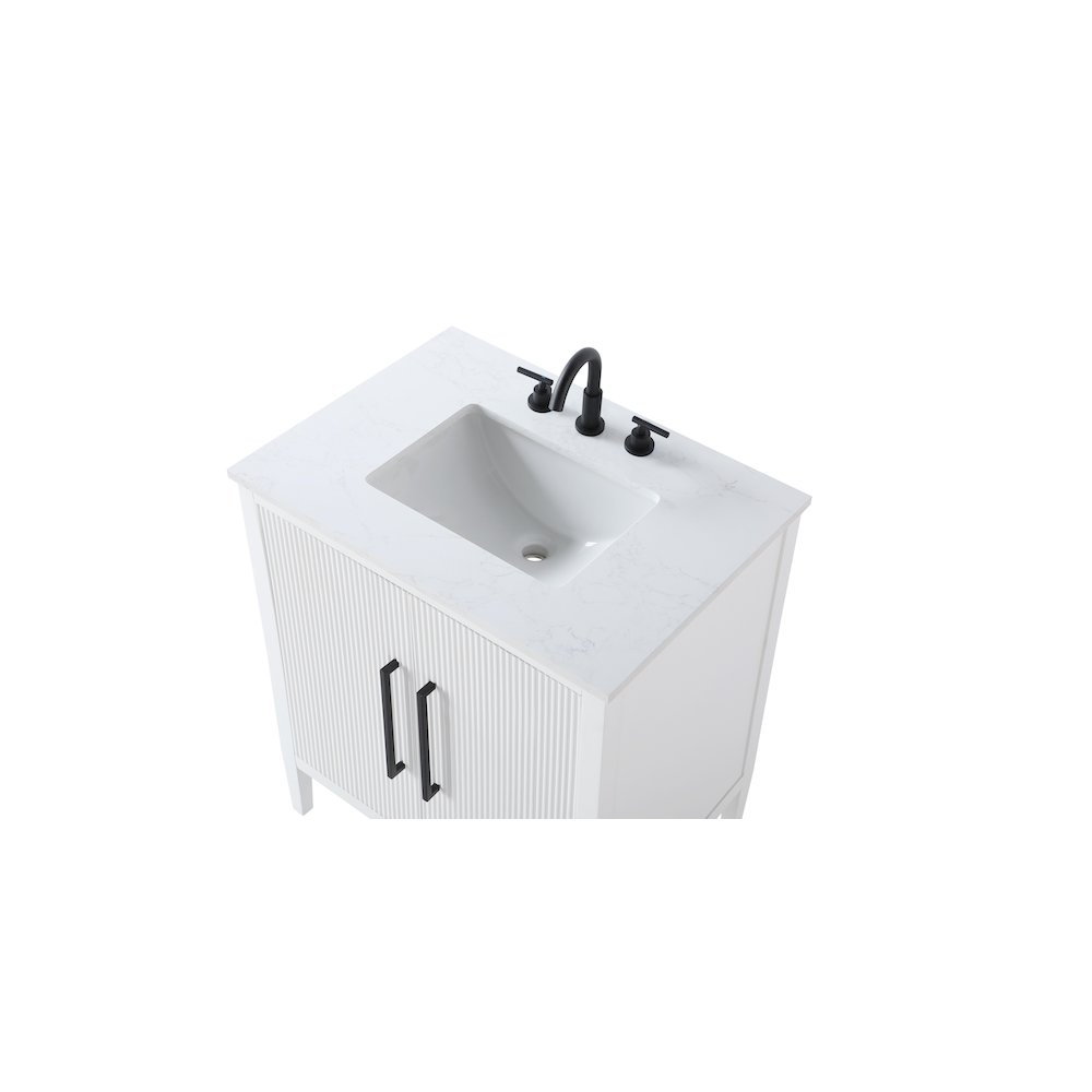30 inch Single Bathroom Vanity in White