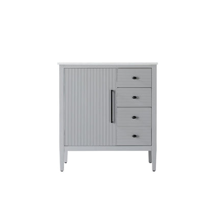 32 inch Single Bathroom Vanity in Grey