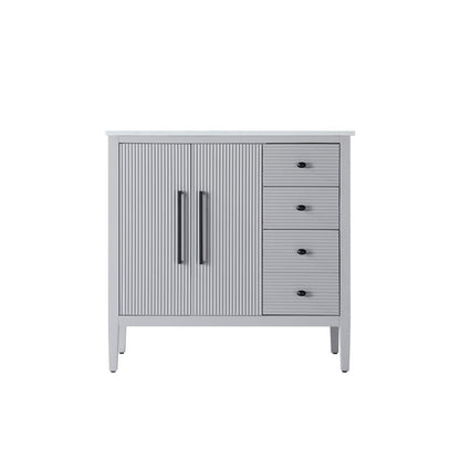 36 inch Single Bathroom Vanity in Grey
