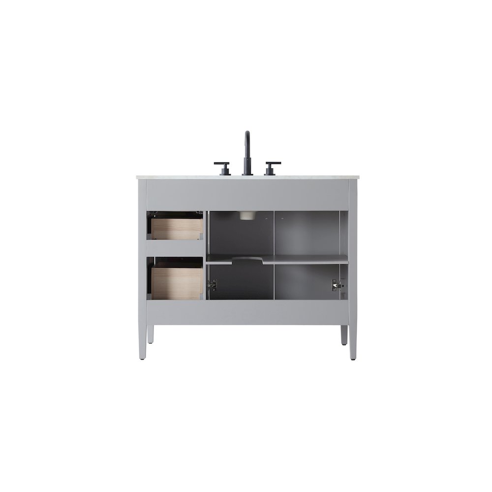 42 inch Single Bathroom Vanity in Grey