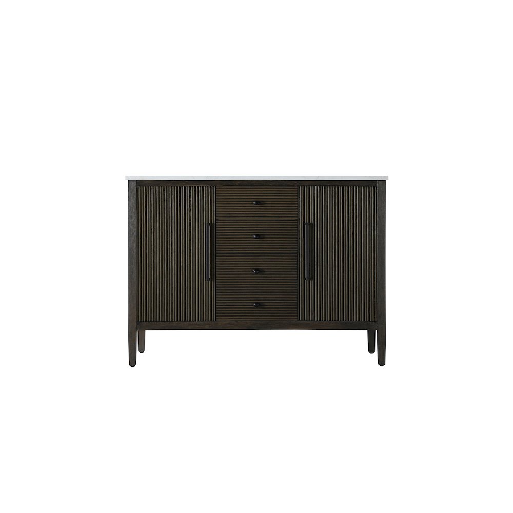 48 inch Single Bathroom Vanity in Chocolate Oak