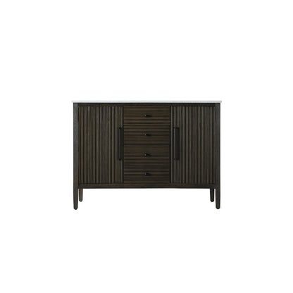 48 inch Single Bathroom Vanity in Chocolate Oak