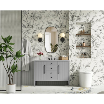 48 inch Single Bathroom Vanity in Grey
