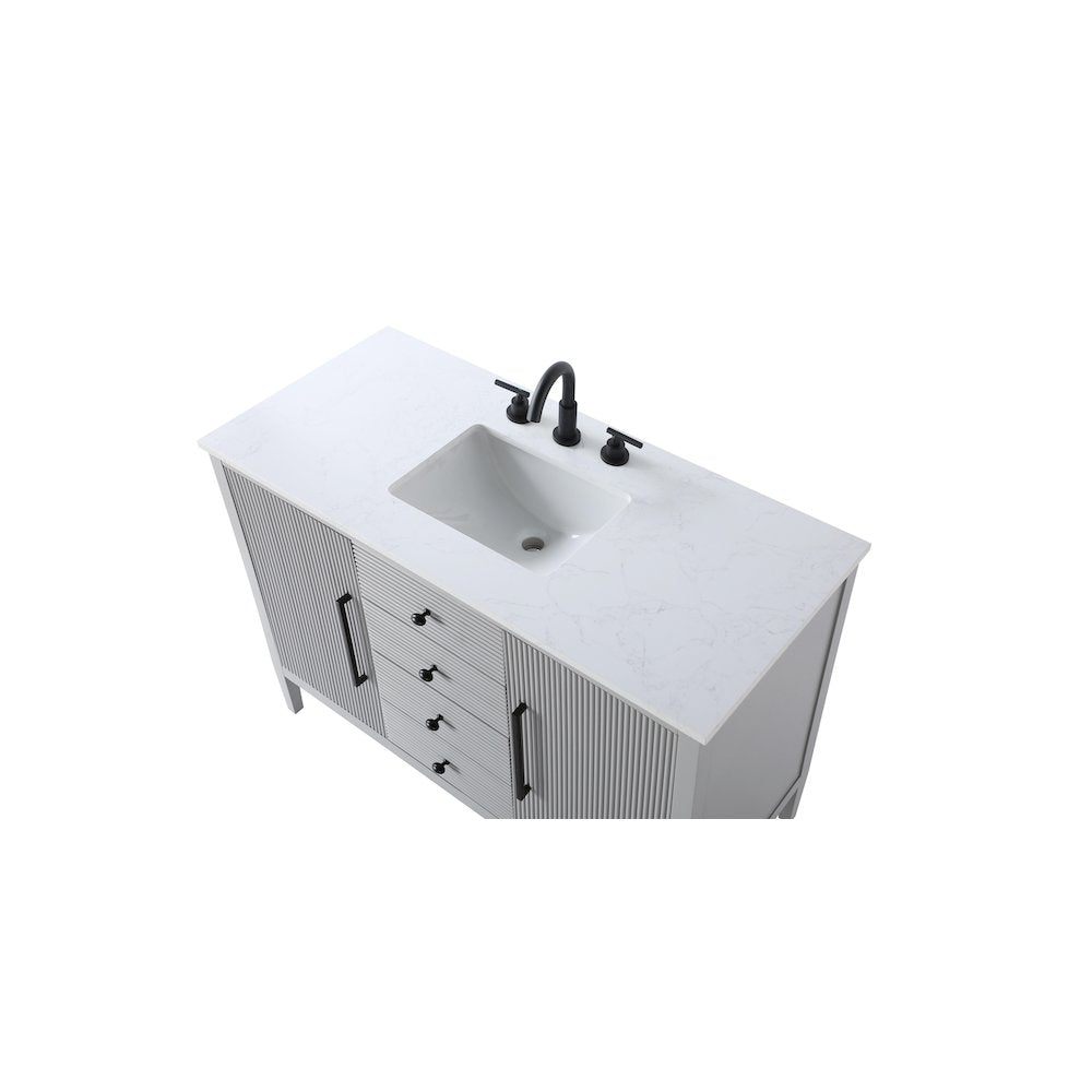 48 inch Single Bathroom Vanity in Grey