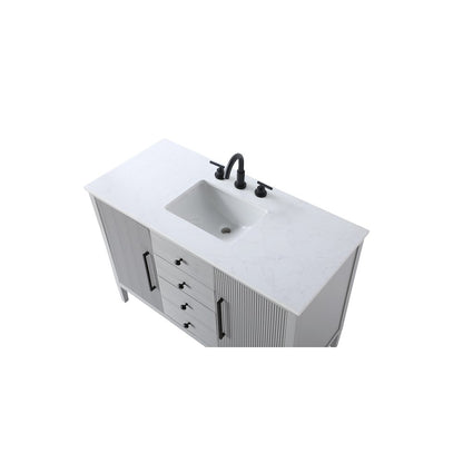 48 inch Single Bathroom Vanity in Grey