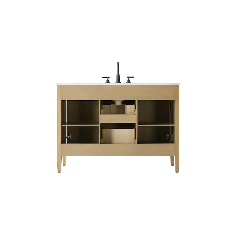 48 inch Single Bathroom Vanity in Linen Oak