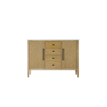 48 inch Single Bathroom Vanity in Linen Oak