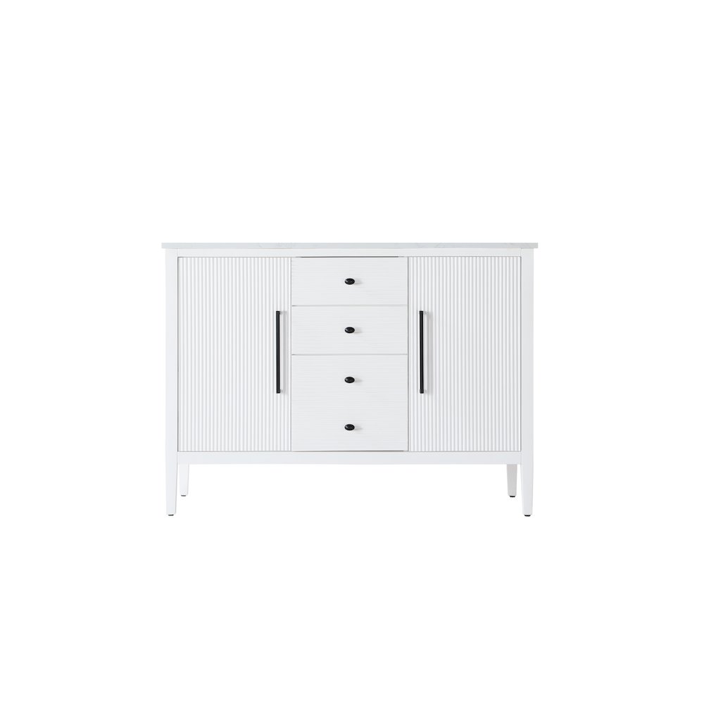 48 inch Single Bathroom Vanity in White