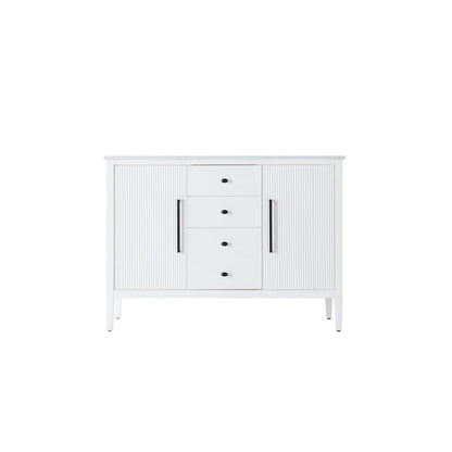 48 inch Single Bathroom Vanity in White