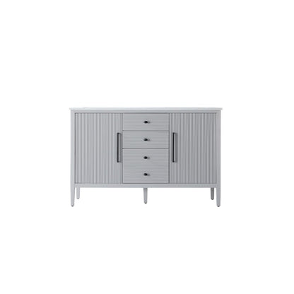 54 inch Double Bathroom Vanity in Grey