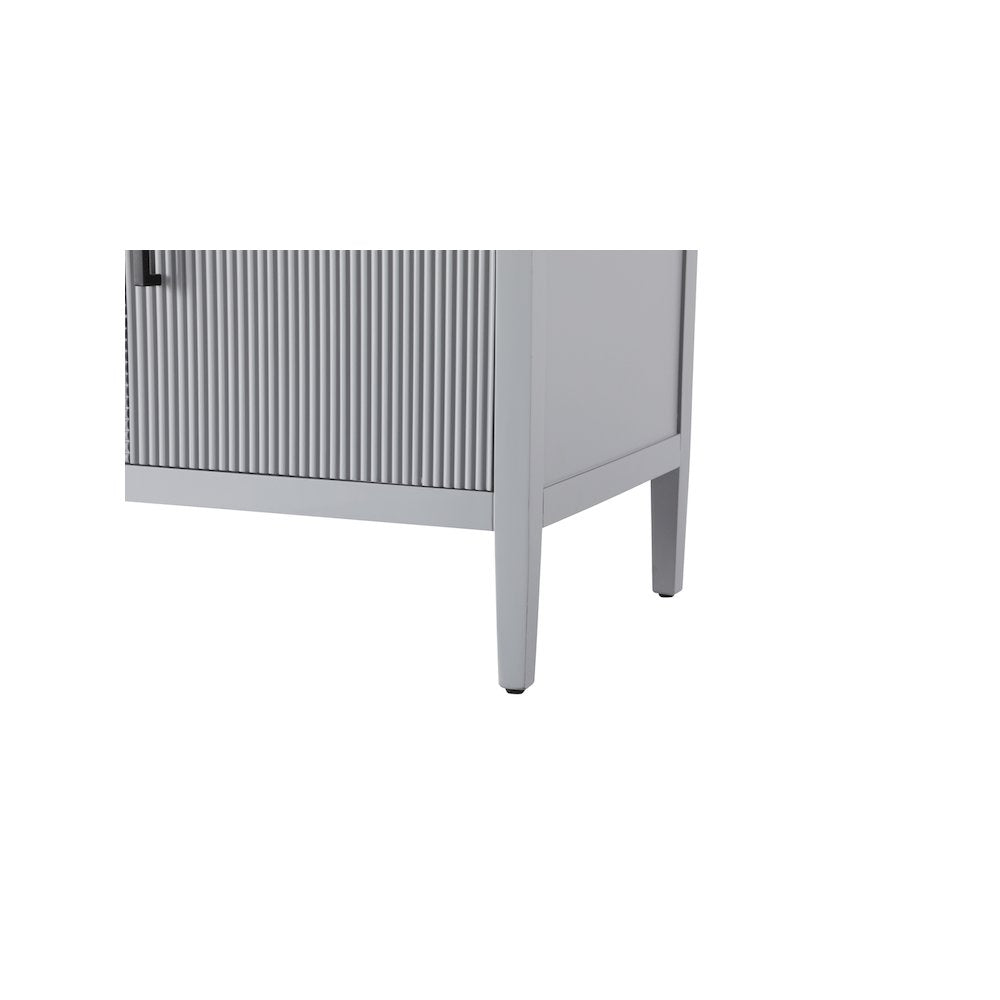 54 inch Double Bathroom Vanity in Grey