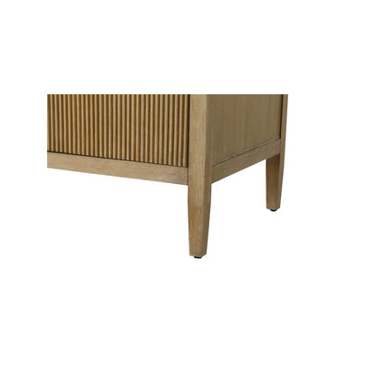 54 inch Double Bathroom Vanity in Linen Oak