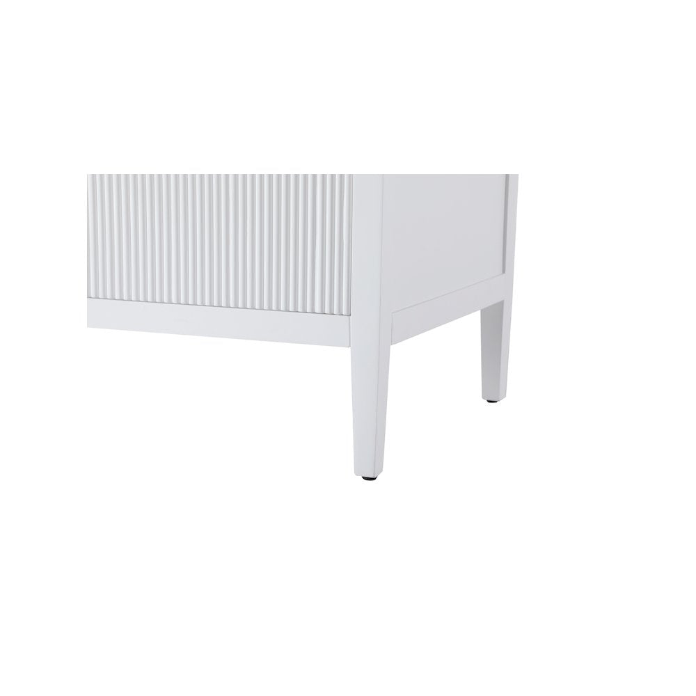 54 inch Double Bathroom Vanity in White