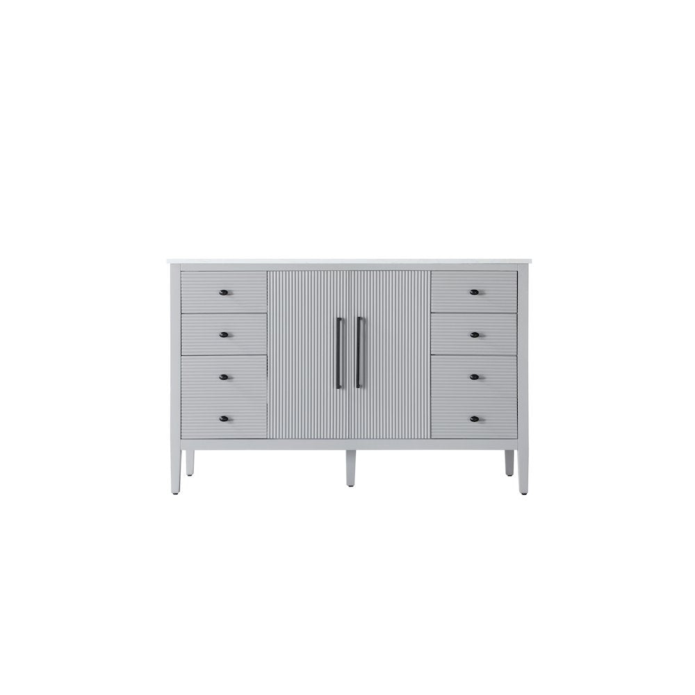54 inch Single Bathroom Vanity in Grey