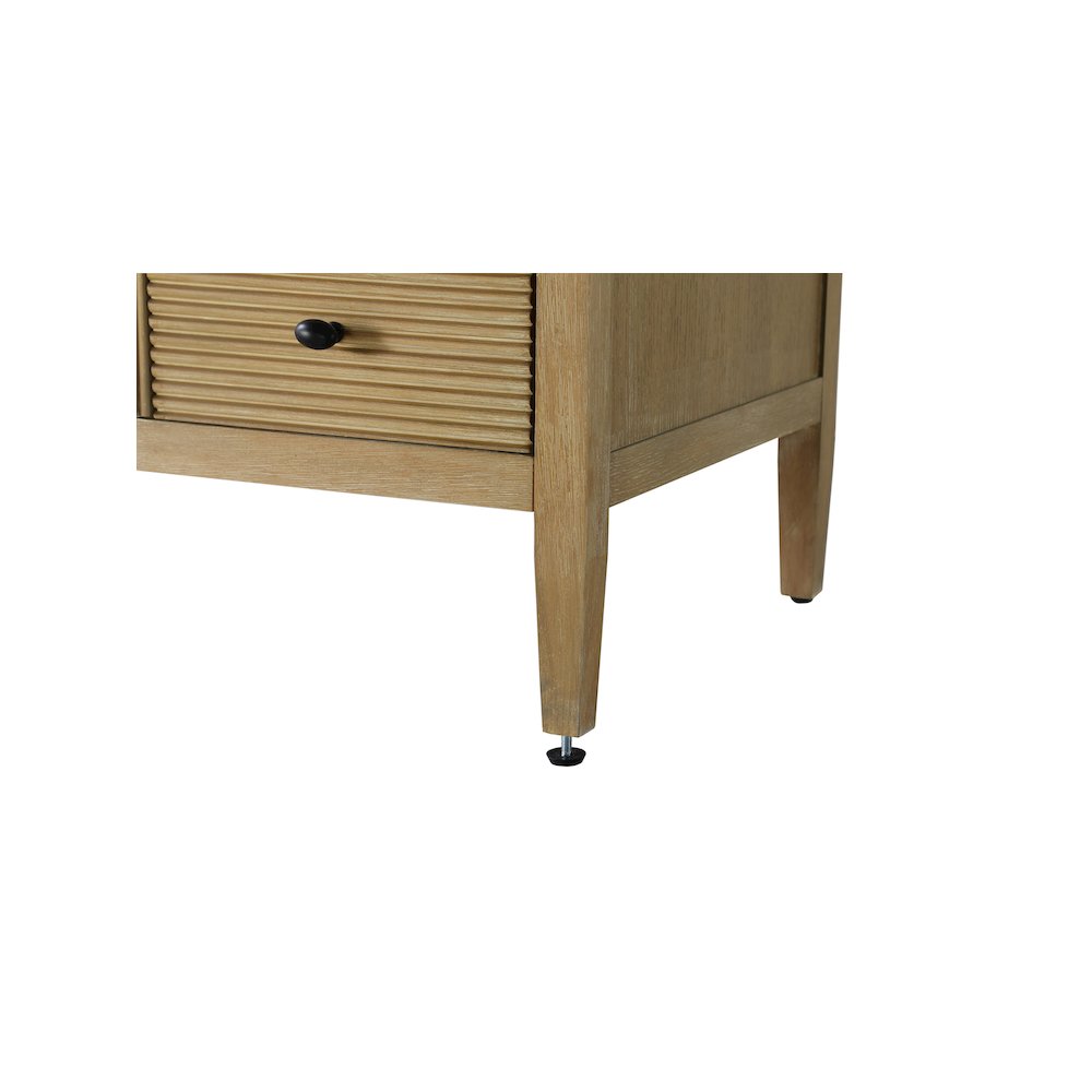 54 inch Single Bathroom Vanity in Linen Oak