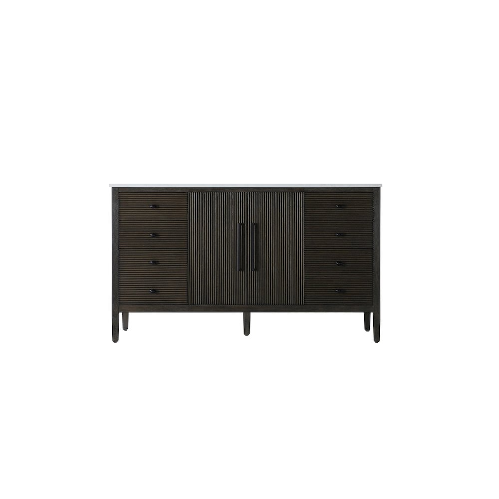 60 inch Single Bathroom Vanity inChocolate Oak