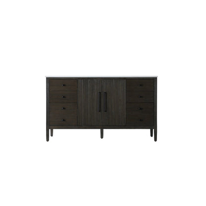 60 inch Single Bathroom Vanity inChocolate Oak