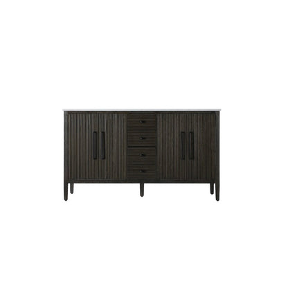 60 inch Double Bathroom Vanity inChocolate Oak