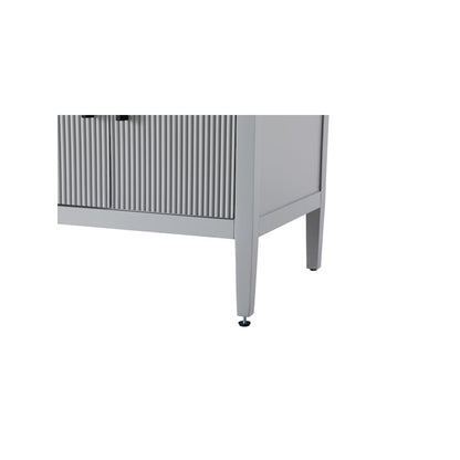 60 inch Double Bathroom Vanity in Grey