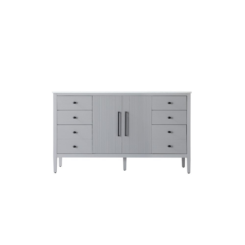 60 inch Single Bathroom Vanity in Grey