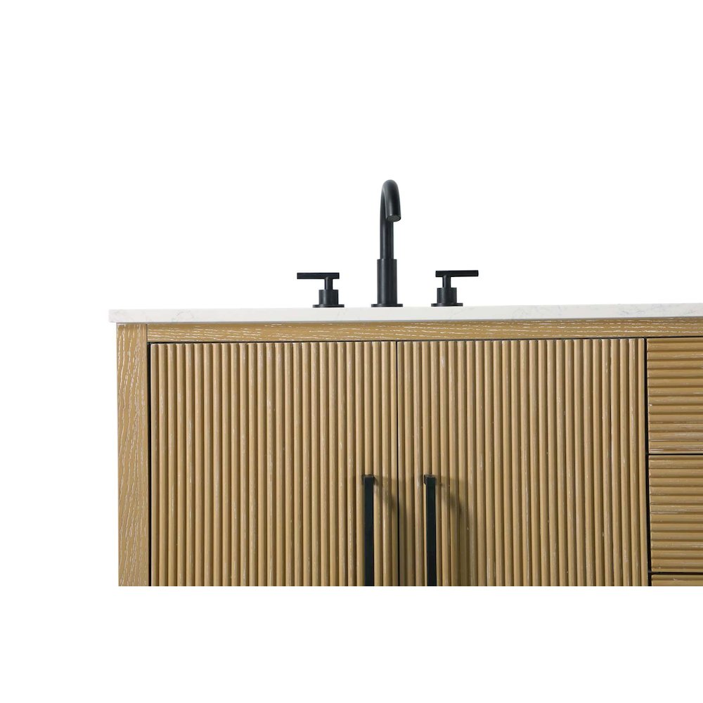 72  inch Double Bathroom Vanity in Linen Oak