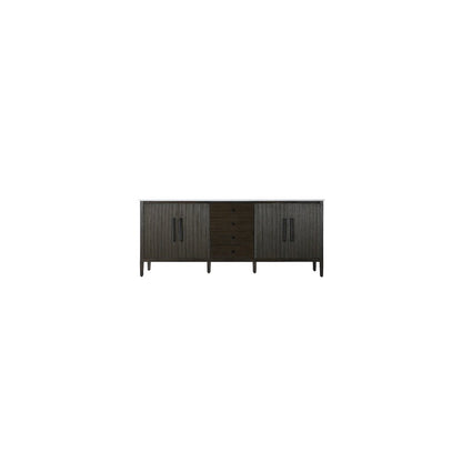 84 inch Double Bathroom Vanity inChocolate Oak