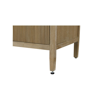 84 inch Double Bathroom Vanity in Linen Oak