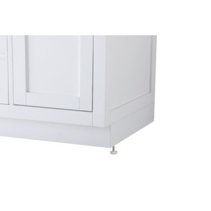 Alden 42 Inch Single Bathroom Vanity In White