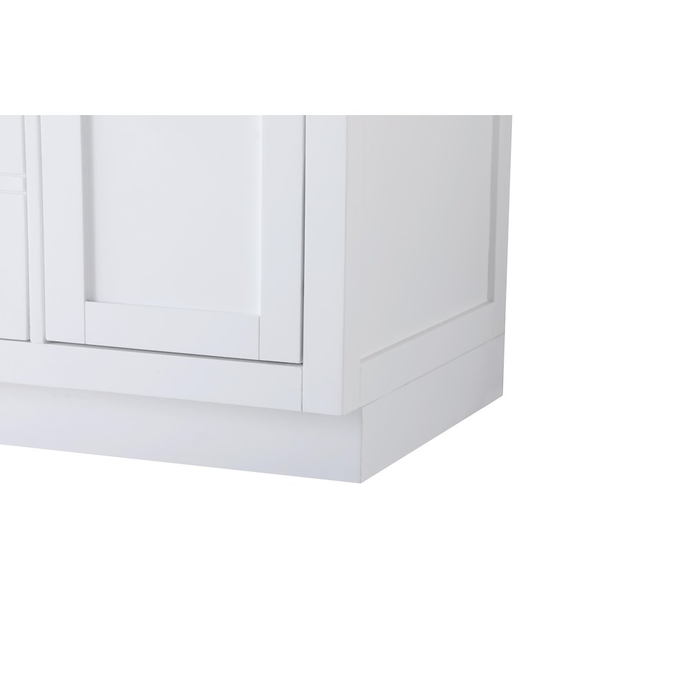 Alden 42 Inch Single Bathroom Vanity In White