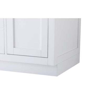 Alden 42 Inch Single Bathroom Vanity In White