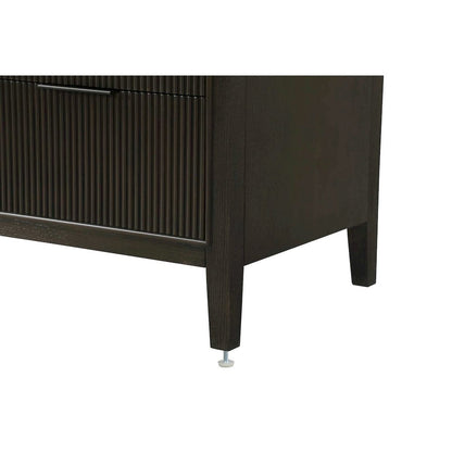 24 inch Single Bathroom Vanity in Chocolate Oak