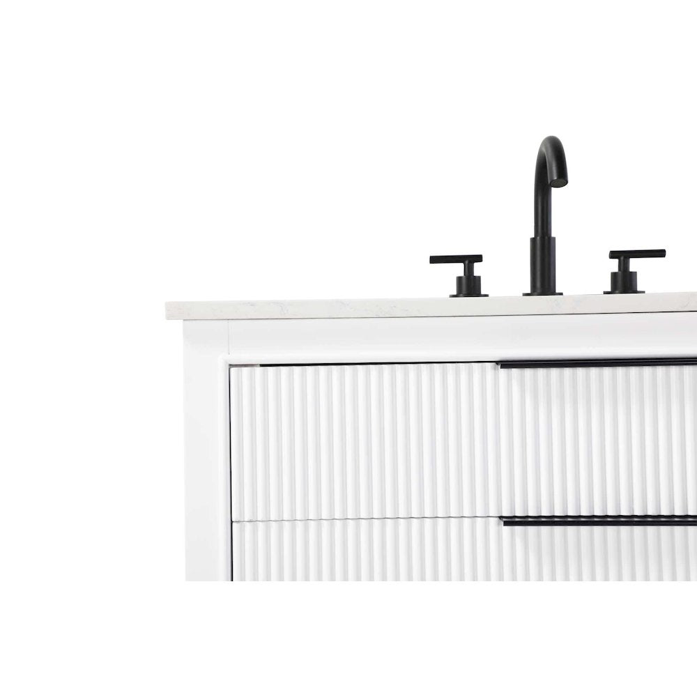 36 inch Single Bathroom Vanity in White