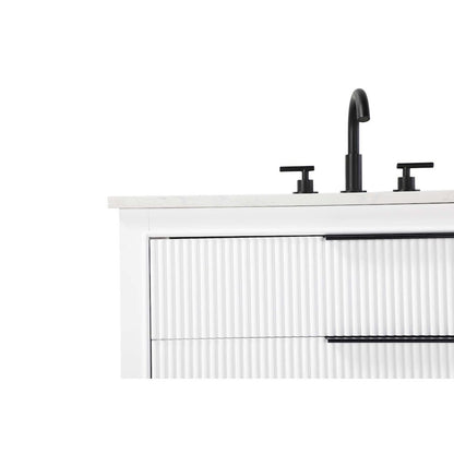 36 inch Single Bathroom Vanity in White