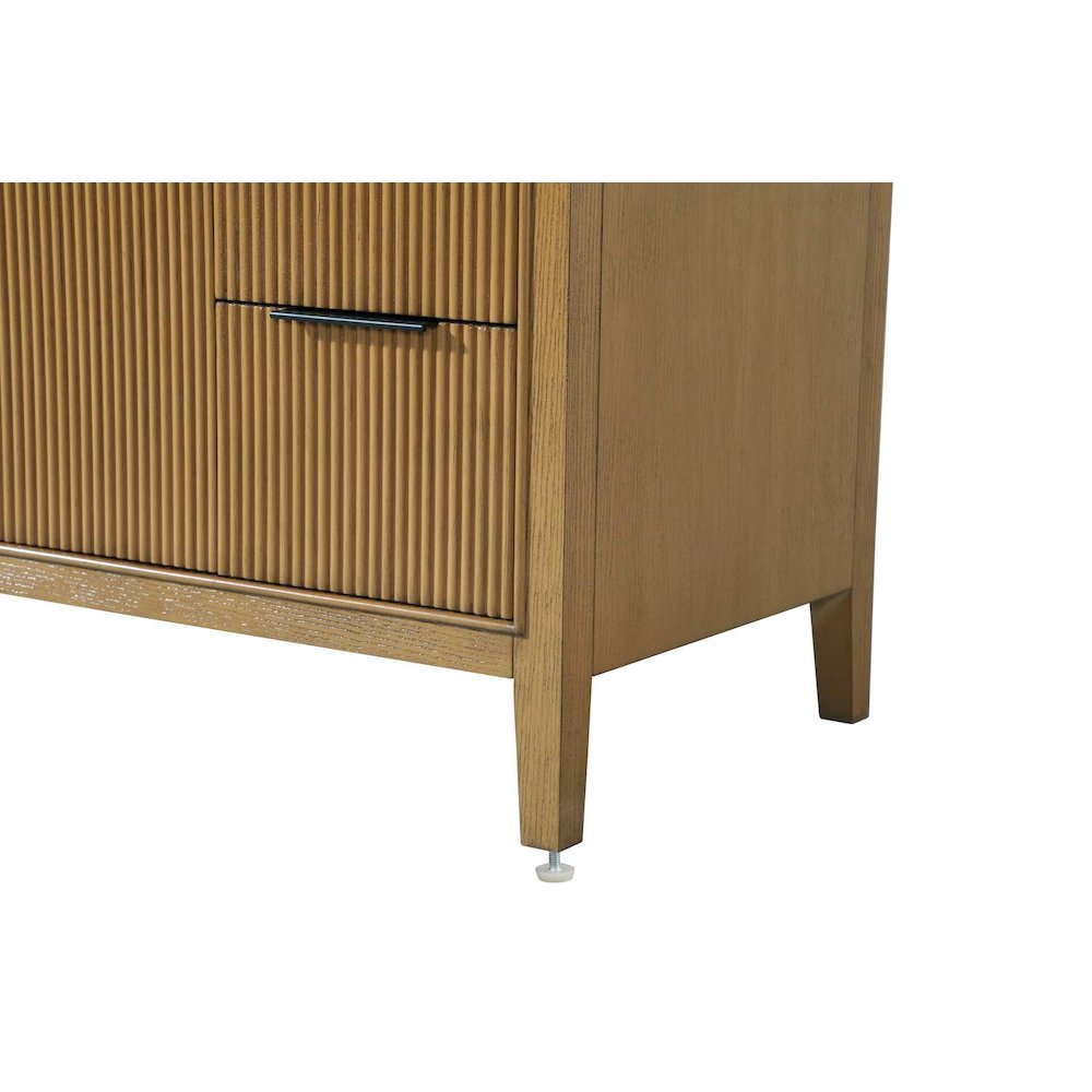 42 inch Single Bathroom Vanity in Honey Teak