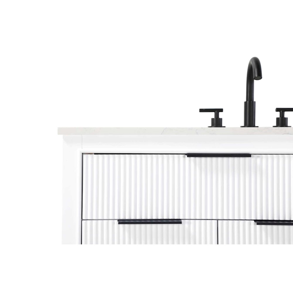 42 inch Single Bathroom Vanity in White