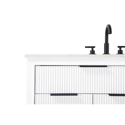 42 inch Single Bathroom Vanity in White