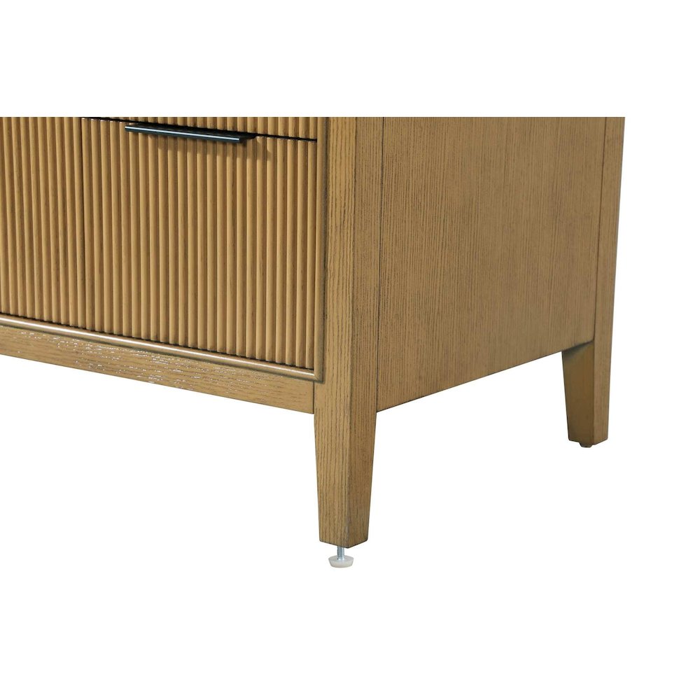 54 inch Single Bathroom Vanity in Honey Teak