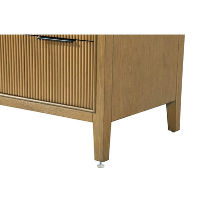 54 inch Single Bathroom Vanity in Honey Teak