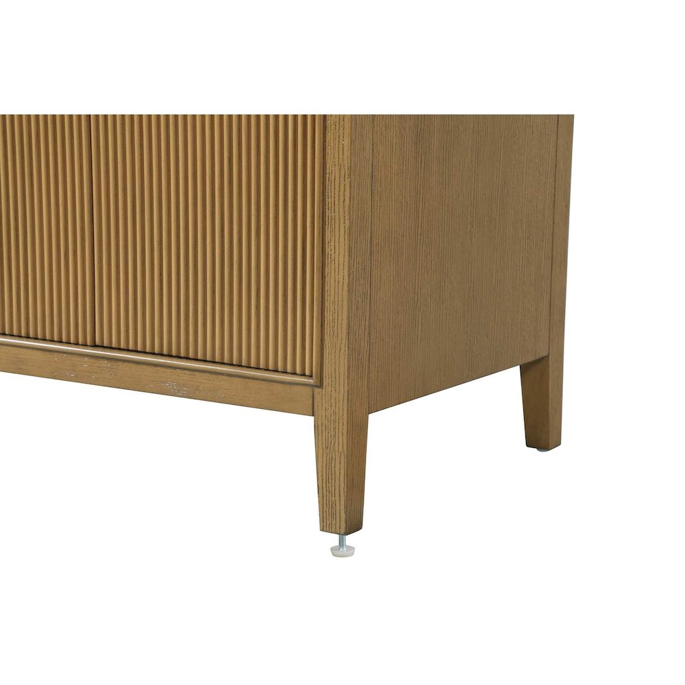 72 inch Double Bathroom Vanity in Honey Teak
