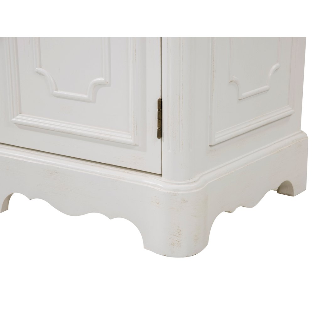 21 inch Single Bathroom vanity in Antique White