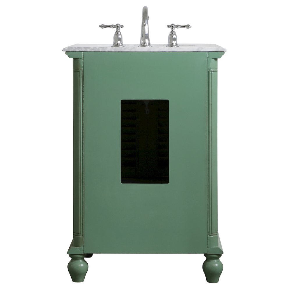 24 inch Single Bathroom Vanity in Vintage Mint