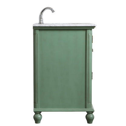 24 inch Single Bathroom Vanity in Vintage Mint