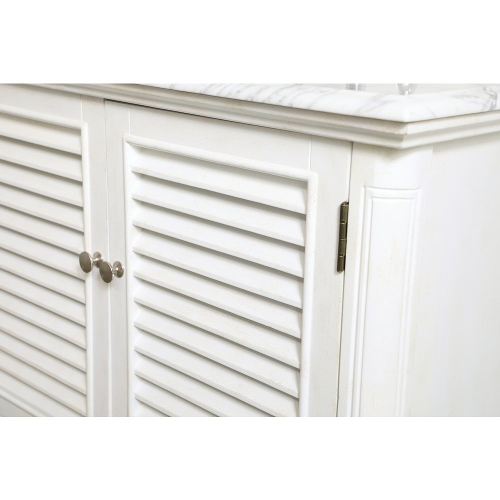 36 inch Single Bathroom Vanity in Antique White
