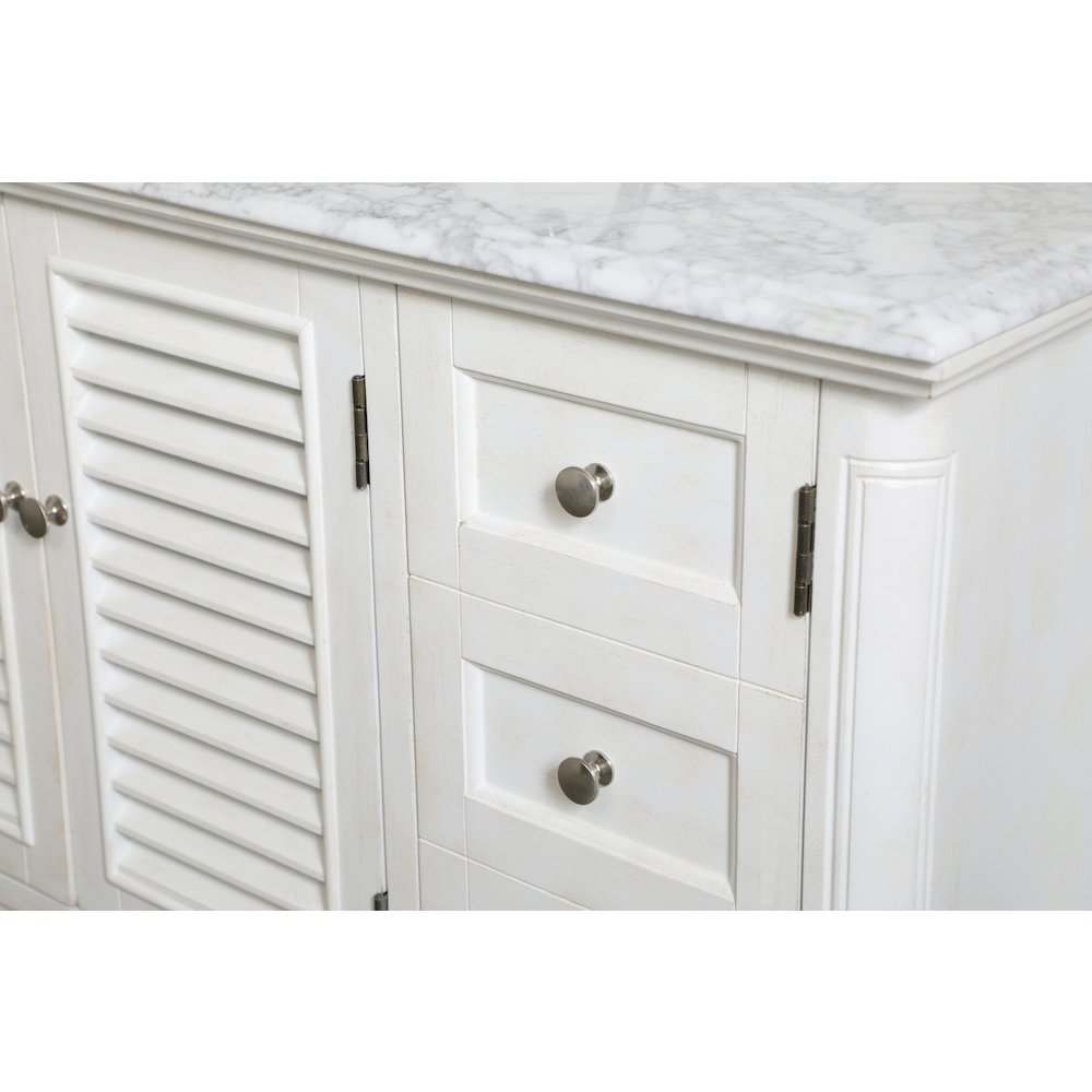 42 inch Single Bathroom Vanity in Antique White