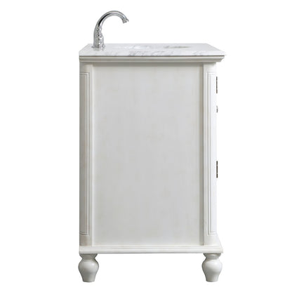 42 inch Single Bathroom Vanity in Antique White