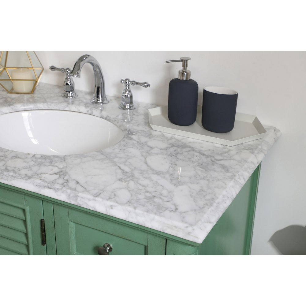 42 inch Single Bathroom Vanity in Vintage Mint