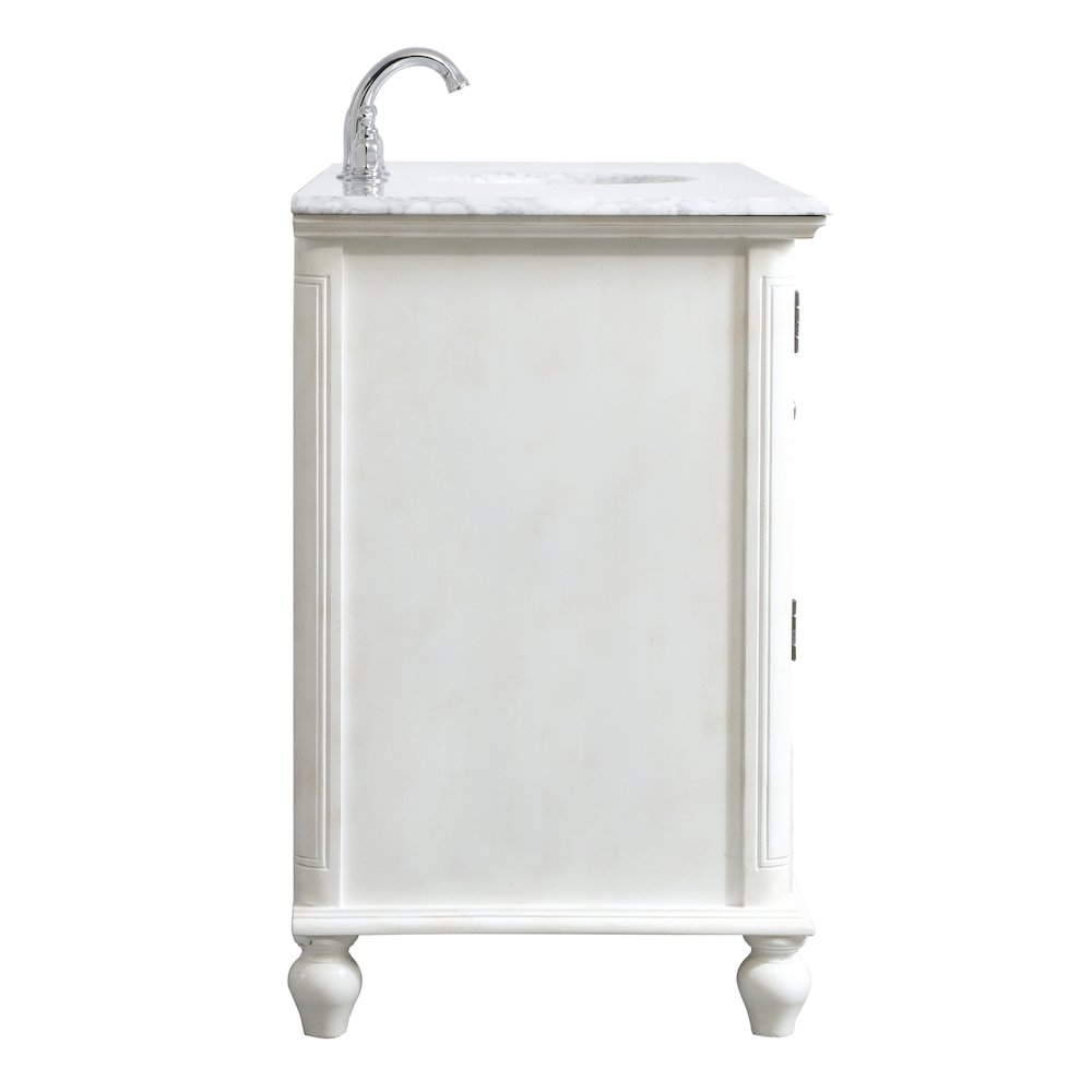 48 inch Single Bathroom Vanity in Antique White