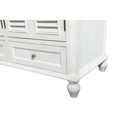 48 inch Single Bathroom Vanity in Antique White